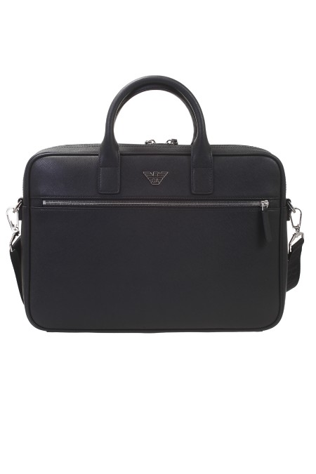 Shop EMPORIO ARMANI  Portacomputer: Emporio Armani briefcase con placchetta aquila.
Tracolla removibile.
Doppio manico rigido.
Bramd Logo.
Zip.
Tasca esterna.
Scomparti interni.
Dimensioni: 37 x 25 x 6 cm.
Composizione: 100% Poliestere.
Fabbricato in Cina.. Y4P119 Y138E-81072